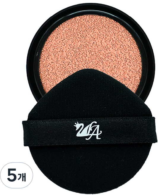 [면세점 브랜드] 투라 토닝 블랙 쿠션 팩트, 리필 23호, 5개