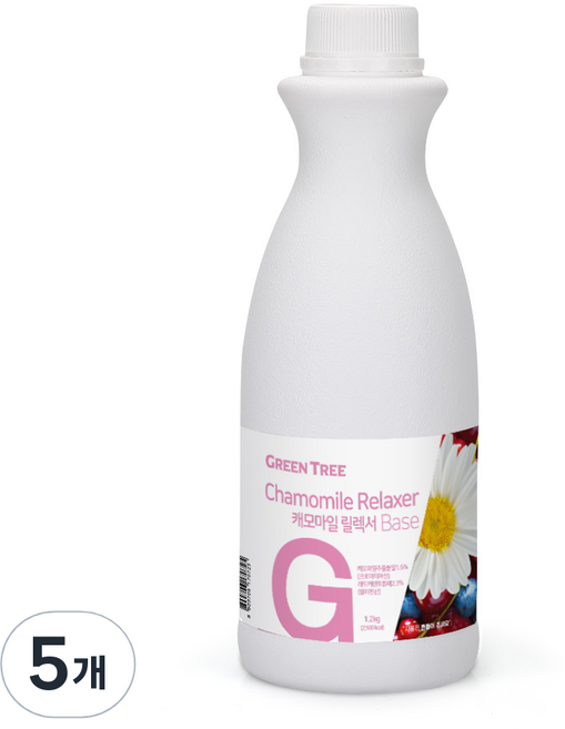 그린트리 캐모마일릴렉서베이스-1.2kg, 1.2kg, 5개