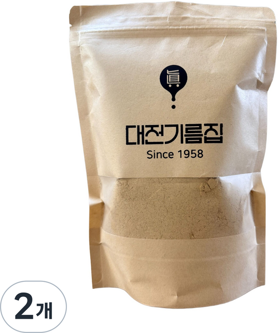 대전기름집 국산 볶은서리태 찐현미 가루, 2개, 500g
