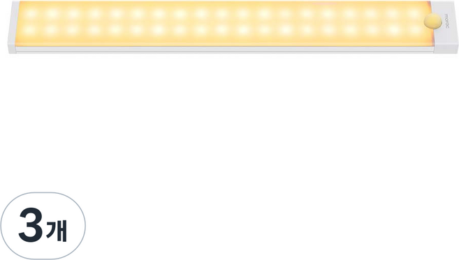 모락 넬리 스틱 LED 무선 자석 센서등 30cm, 3개, 전구색