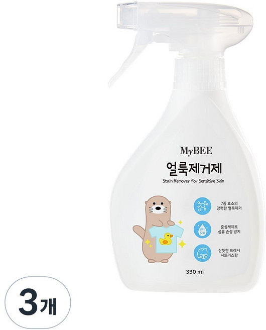 7위 - 마이비 얼룩제거제, 330ml, 3개