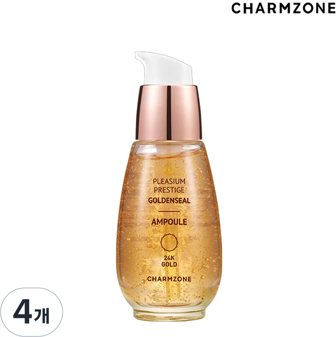 참존 NEW 플레지엄 프레스티지 골든실 앰플, 30ml, 4개 - 쿠팡