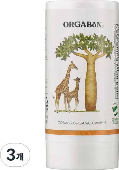 오가본 씨앗품은 영양 멀티밤, 20ml, 3개