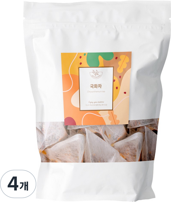 가다나 국화차 티백 티백차, 1g, 4개, 25개입