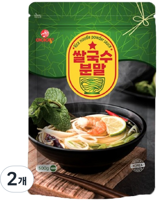 아이엠소스 베트남 쌀국수분말 육수 파우더, 500g, 2개