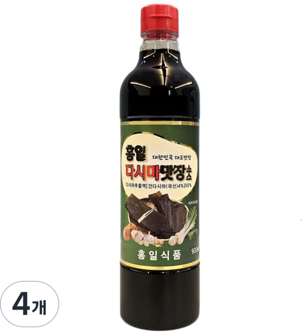 홍일 다시마 맛장소스 / 다시마 맛간장 / 편스토랑, 4개, 900ml