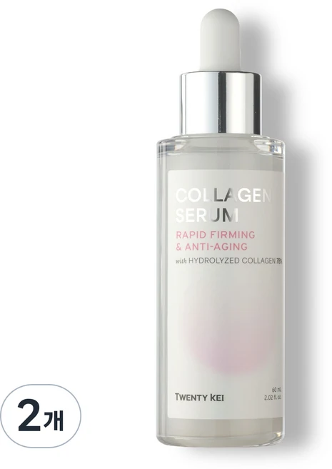 트웬티케이 콜라겐 앰플 식물성 콜라겐 함유 (주름개선기능성), 60ml, 2개 - 쿠팡