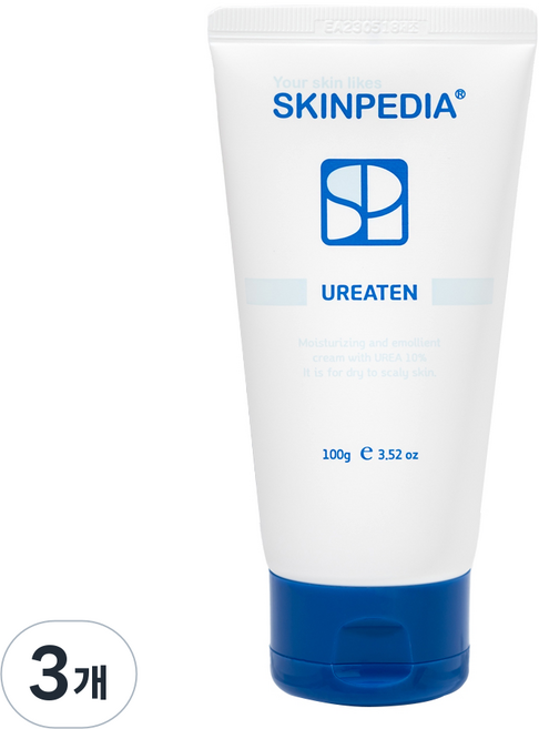 스킨피디아 유리아텐 크림 우레아 보습 각질 케어, 1개, 100g, 3개입