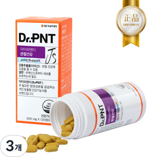 닥터피엔티 관절건강, 120정, 3개