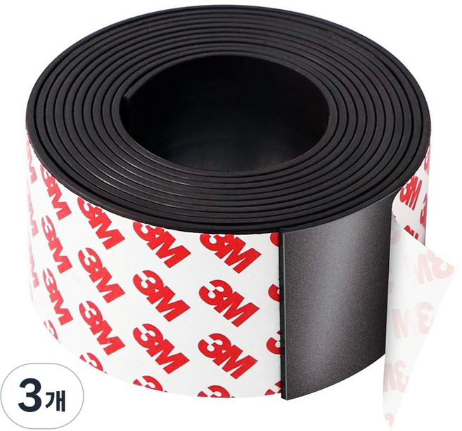지구자석 3M 강력 자석테이프 50mm x 길이 3M, 3개