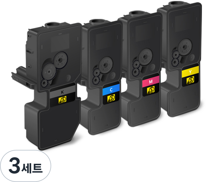 잉크다파라 교세라 호환토너 TK-5234K 세트, 3세트, 표준용량/4색