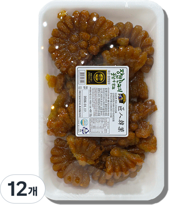 [25년전통] 의정부 장인한과 못난이약과 2팩 [다미당], 350g, 12개