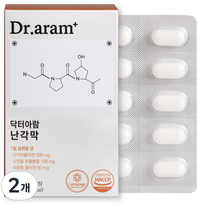 닥터아람 난각막 콘드로이친황산 함유, 2개, 30정