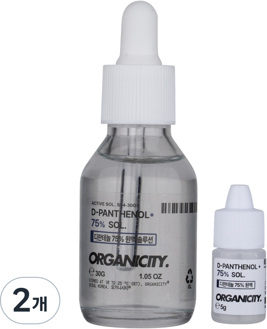 OGC 피부 장벽 회복 덱스 D-판테놀 75% 원액 앰플, 2개, 30ml