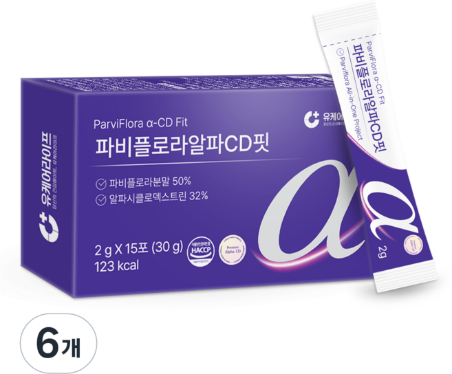 파비플로라 알파CD 핏 Haccp인증, 6개, 15회분