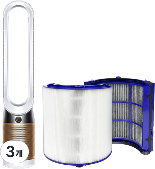 다이슨 가습 공기청정기 호환 필터 헤파 + 탈취 세트 일체형 TP06 PH2 TP09, 3개, TP06 일체형