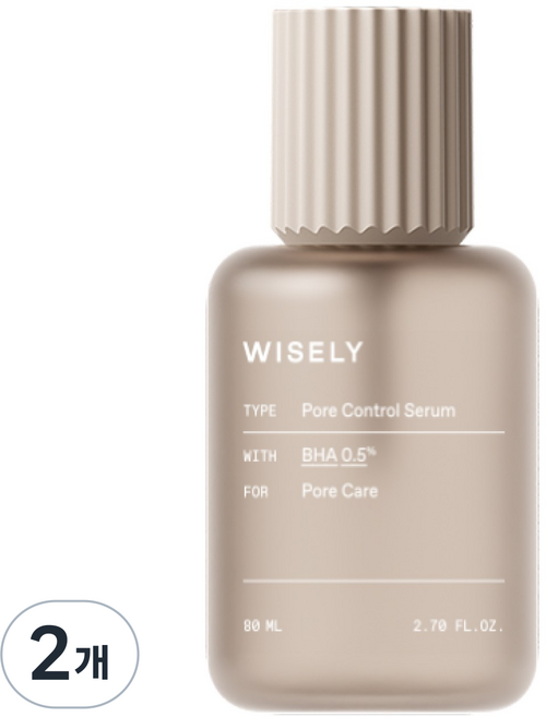 와이즐리 각질제거 바하(BHA) 모공 피부 케어 세럼, 80ml, 2개