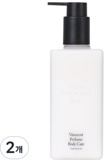 비인센트 어도러블 퍼퓸 바디로션, 2개, 300ml
