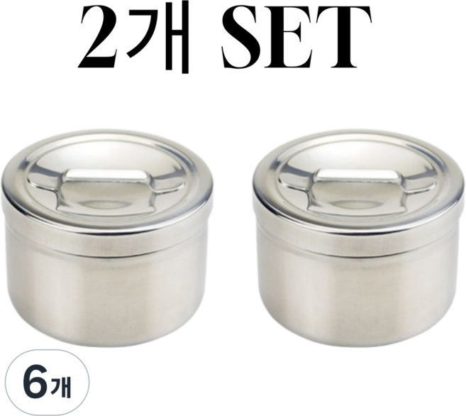 김시스터 원형 위생저 솜통, 6개, 소형