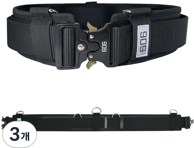 구공구 스텐 원터치 작업 공구 벨트, 3개