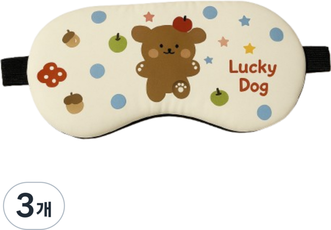 보스픽 온열 안대 냉온 눈 찜질팩 암막 수면 안대 눈다래끼 찜질 아이 마스크, 3개, 1개입