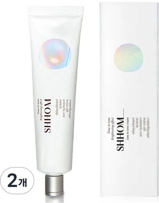 숌 톤인톤 크림, 누드화이트, 65ml, 2개 - 쿠팡