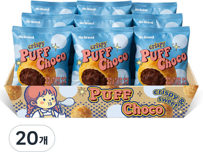 스낵큐 노브랜드 과자, 20개