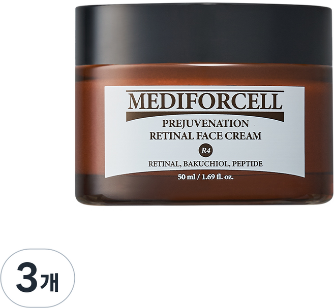 메디포셀 프리쥬비네이션 레티날 페이스 크림, 3개, 50ml