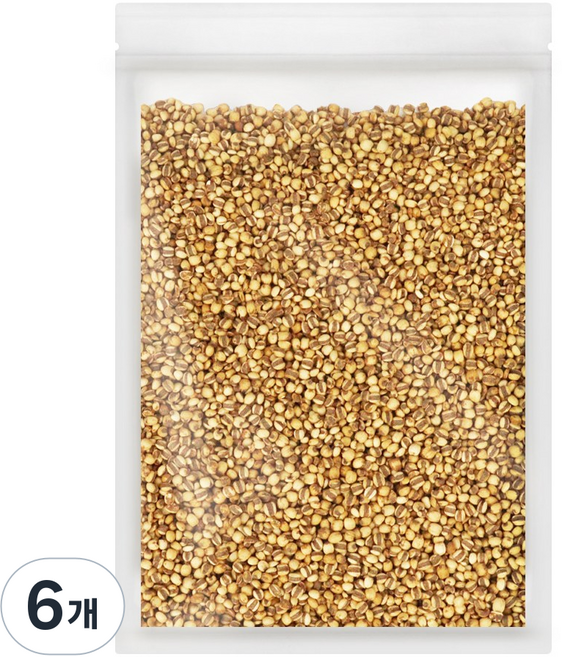 더옹달샘 구수하게 볶은 국산 율무 500g 율무차, 6개, 1개입