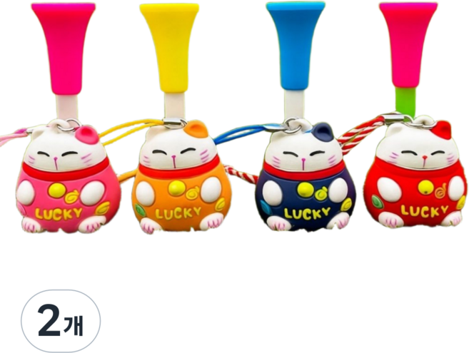 디오이보 공작냥 골프티걸이 고무링 악세사리, 2개, 디 (레드)