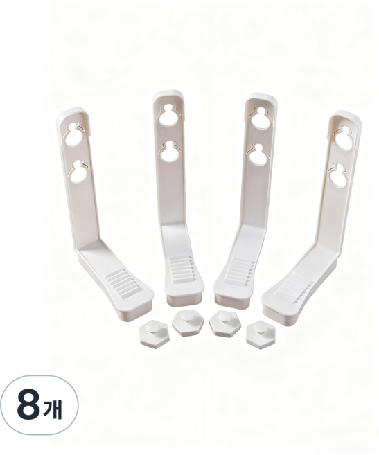 제로크린 침대시트 고정 클립 집게17cm(높다), 흰색, 8개