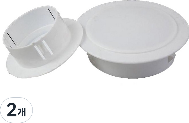 에어컨 구멍 개페구 벽마개 연결구 배관 커버 덮개, 2개