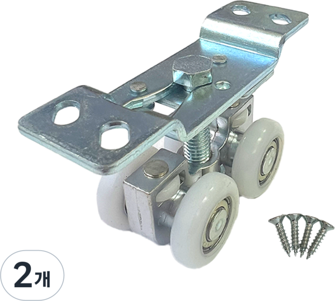 드림공간 슬라이딩 HK 롤러 로라 바퀴 4륜호차 미닫이문 접이문 철물, 2개, 슬라이딩 롤러