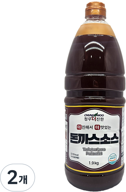 업소용 경양식 돈까스소스 1.9kg 대용량 돈카츠 양념, 2개