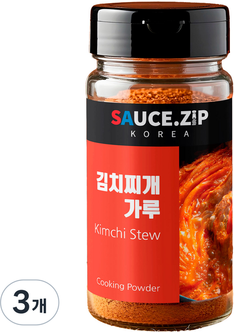 소스집 김치찌개 분말소스 김치찌개 양념 분말, 100g, 3개