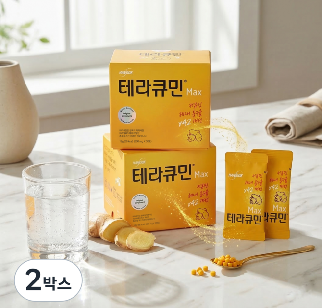 테라큐민 max 50 (미니정제) 600mg x 30포(유통기한2026-06-26) 18g 1개, 2박스