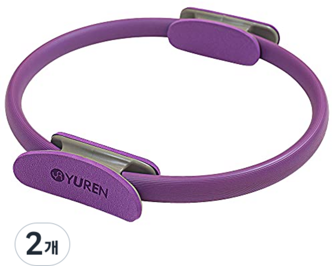 유렌 필라테스링 써클링 코아 운동기구, 2개, 퍼플