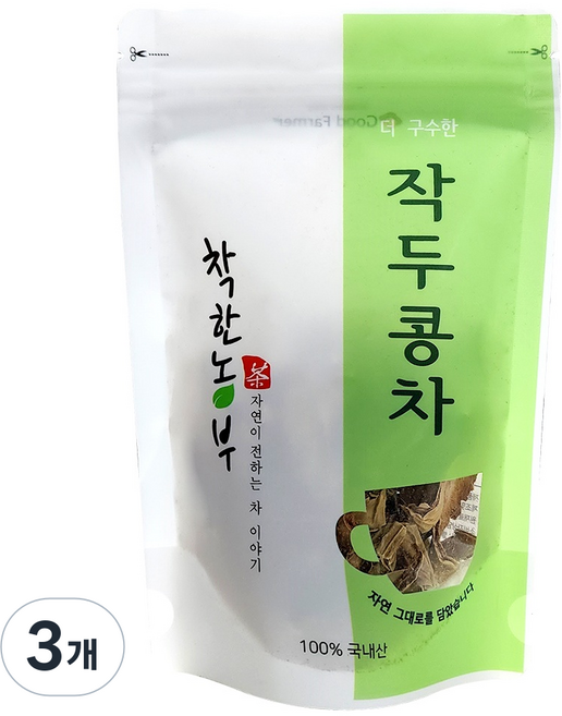 착한농부 국내산 작두콩차, 40g, 1개입, 3개