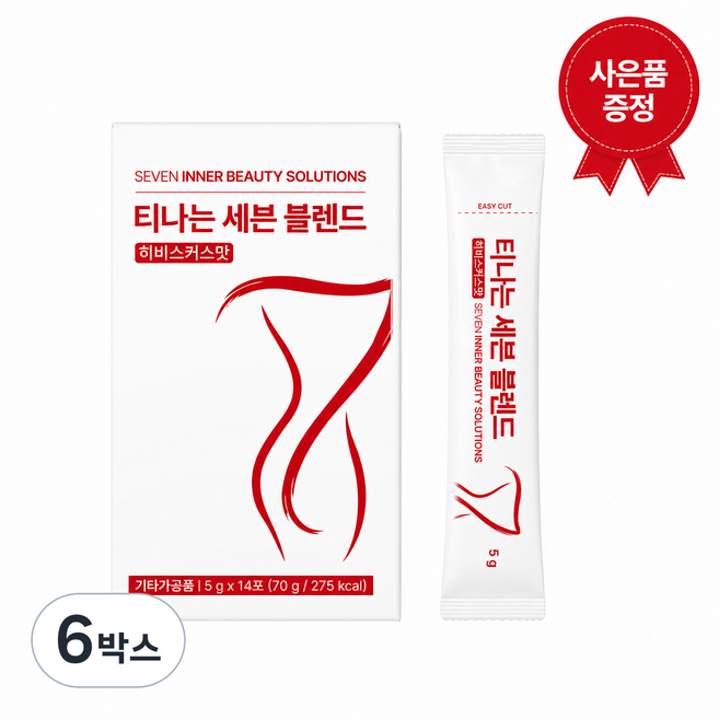 히비스커스 블렌드 콤부차 다이어트케어 루틴 차, 6박스, 70g
