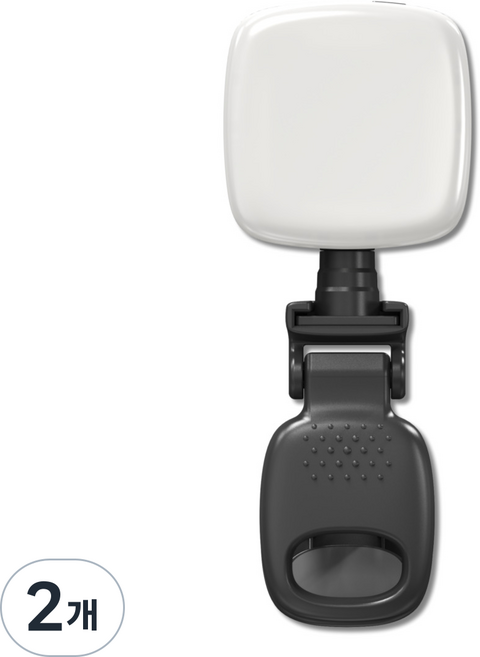 에이제이케이 [정품] 충전식 미니 LED 조명등, 2개, D5, 스페이스 블랙