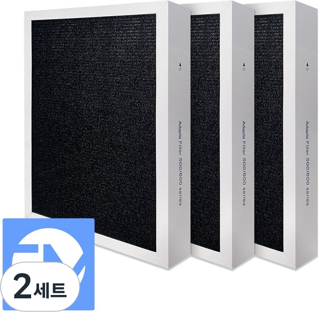 블루에어 공기청정기 호환 필터 680i 501i 650e, 2세트, 스모크스탑필터 3개입