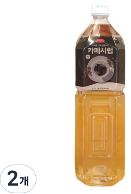 푸드웰 카페시럽, 2개, 1.5L