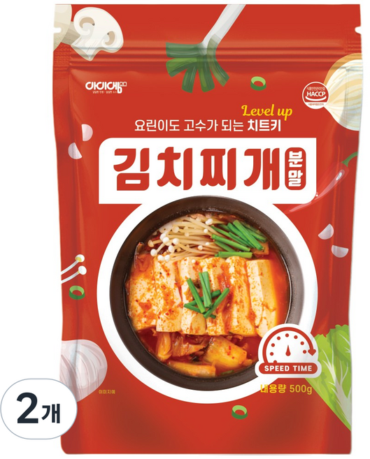 아이엠소스 김치찌개분말, 2개, 500g