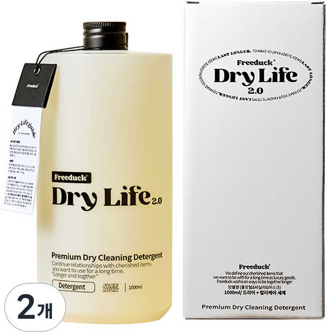 프리덕 홈 드라이 세제 캐시미어 프리미엄 패딩 세탁 세제 중성 드라이클리닝 가격, 1L, 2개