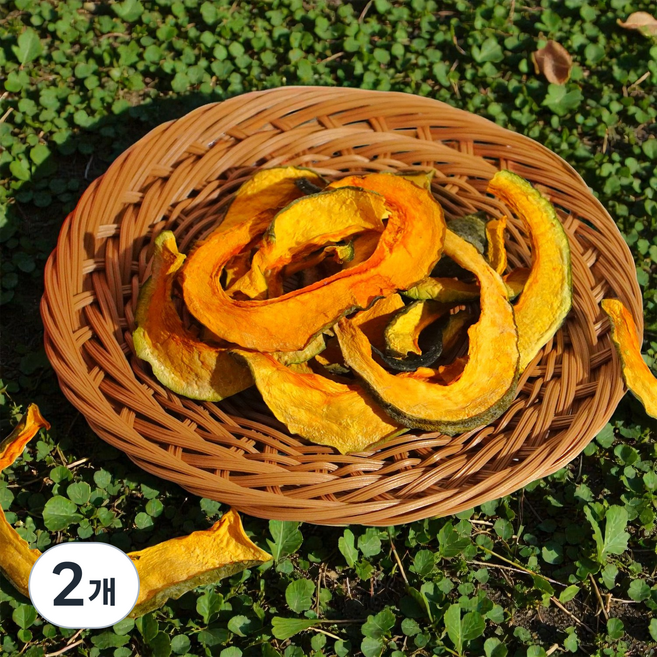 [모로코리아] 국내산 미니단호박 말랭이 말린호박 건조호박 건호박 자연건조, 200g, 2개