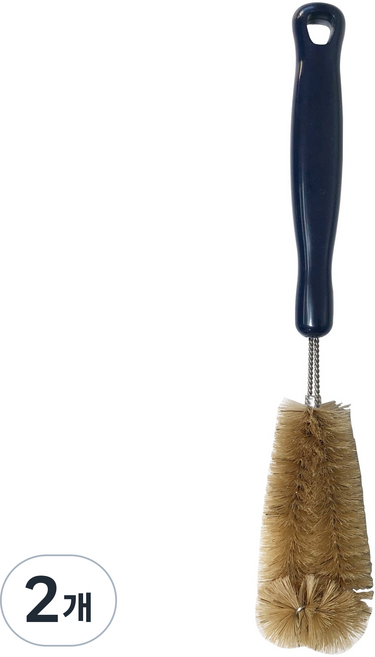 필굿리빙 자연모 젖병솔 소, 2개, 네이비