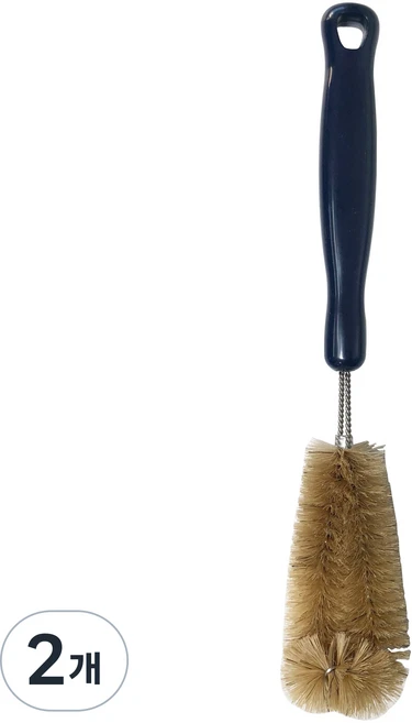 필굿리빙 자연모 젖병솔 소, 2개, 네이비 - 쿠팡