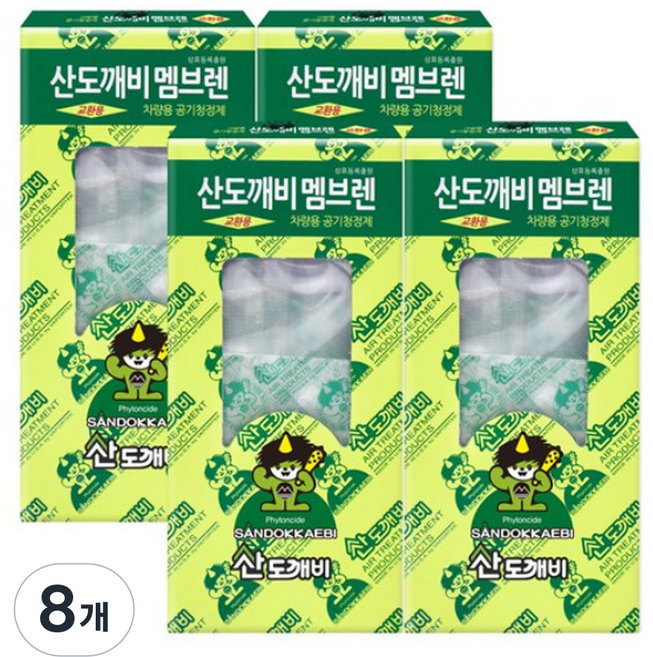 산도깨비 멤브렌 휘튼치드 기본향 리필교환용, 8개, 휘튼치드향