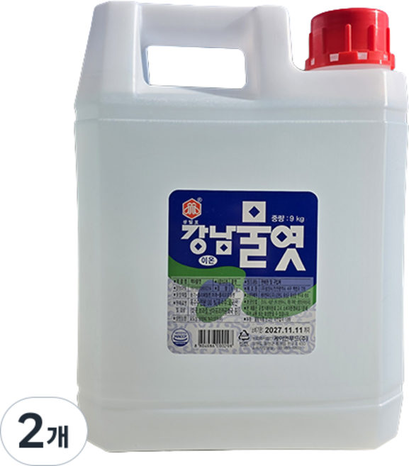 강남식품 강남 이온 물엿, 2개, 9kg