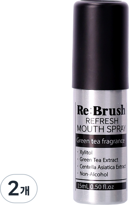 [구강유산균] 리브러쉬 리프레쉬 무알콜 구강스프레이, 15ml, 2개